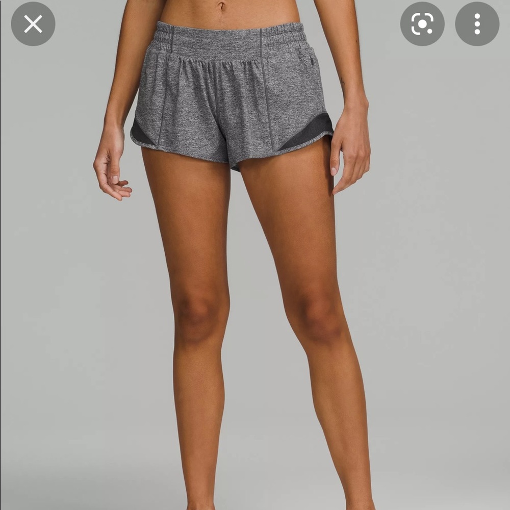 Grey Lululemon shorts